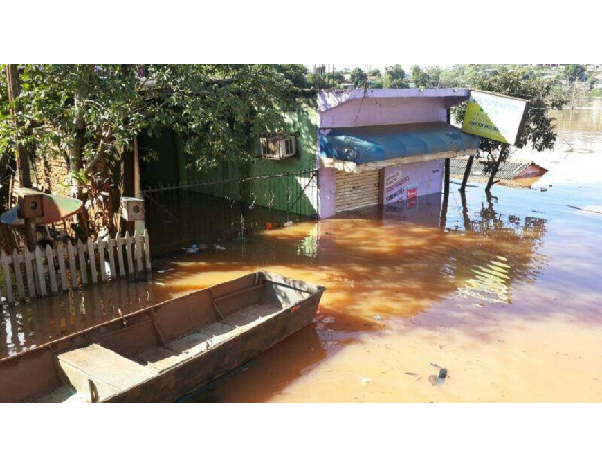 Asunción y 6 departamentos en emergencia por inundaciones