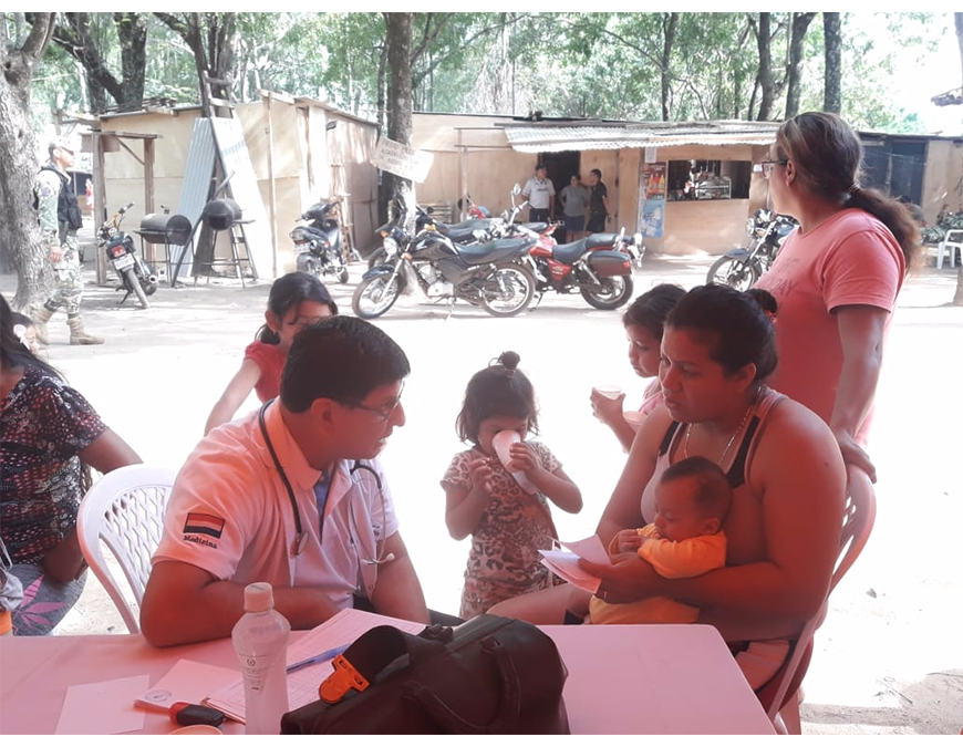 Hasta la fecha más de 5.800 atenciones a desplazados