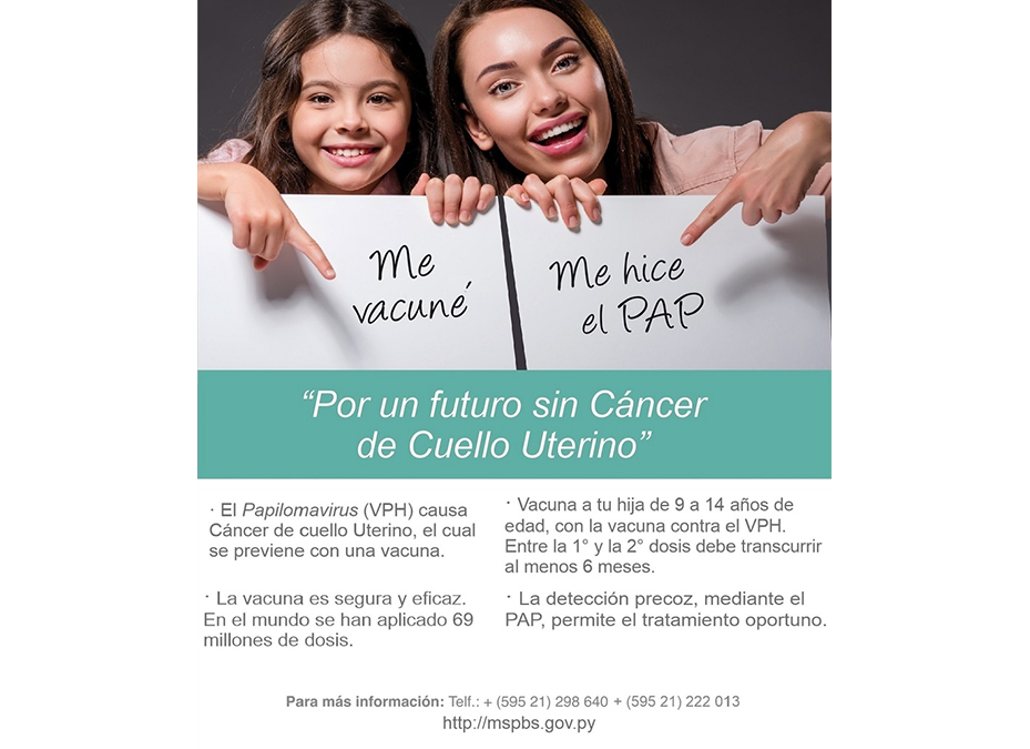 VPH: virus de alto riesgo para cáncer de cuello uterino, prevenible con dos dosis de vacuna