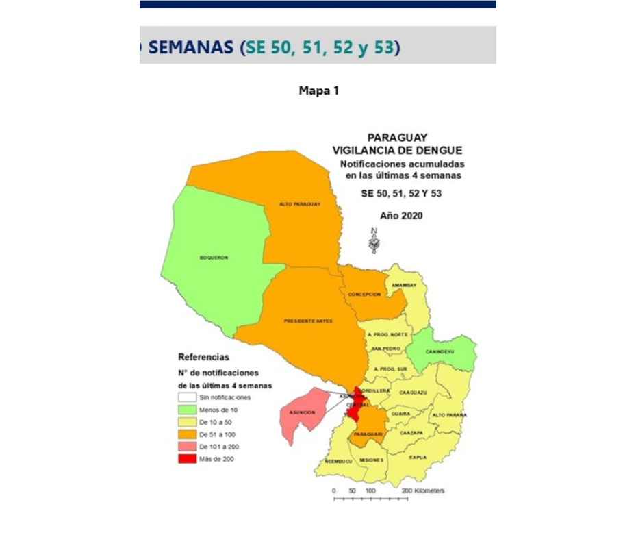 Dengue registra un promedio de 287 notificaciones por semana – 08-01-2021