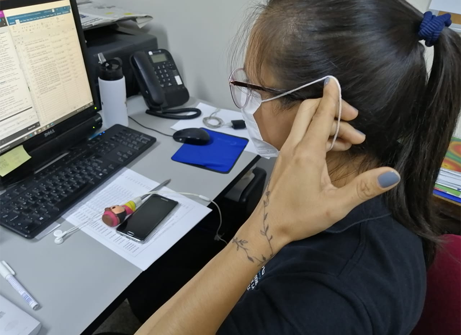 Mal uso de mascarillas, riesgo potencial de infección