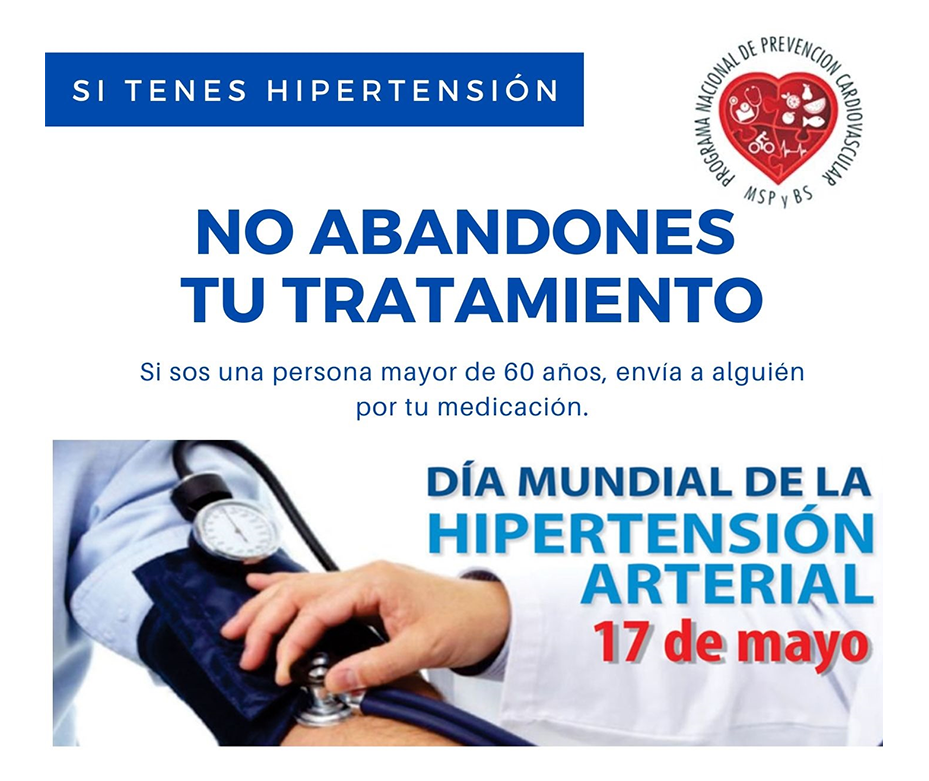 Hipertensos no deben interrumpir su medicación – 11-05-2020
