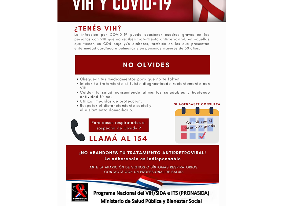 VIH: pacientes no deben abandonar su tratamiento