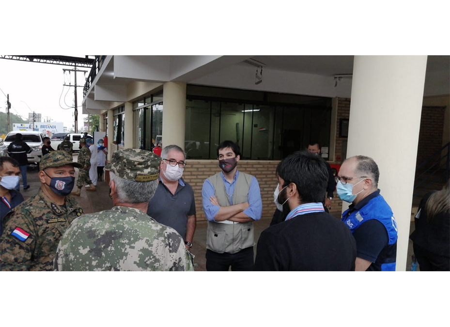 Verifican manejo de albergues y hospitales en Canindeyú