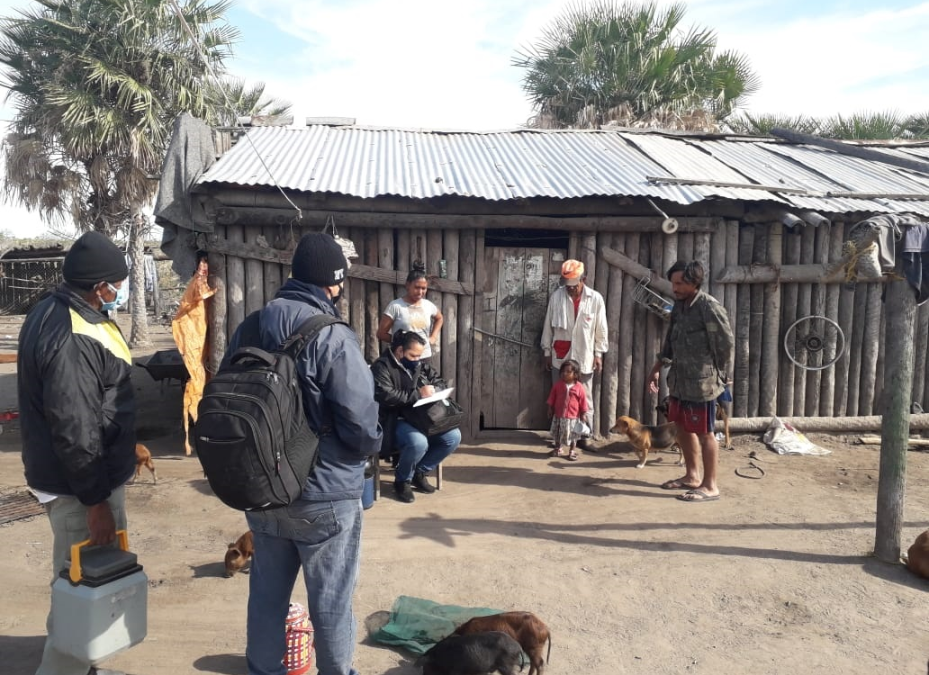 Alto Paraguay: comunidades indígenas reciben asistencia, alimentos, vacunación y control de la TB