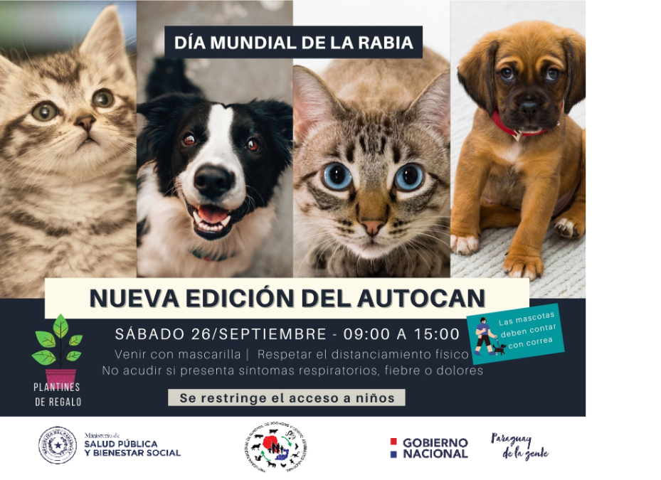 Este sábado, vacuná a tu mascota para prevenir la rabia