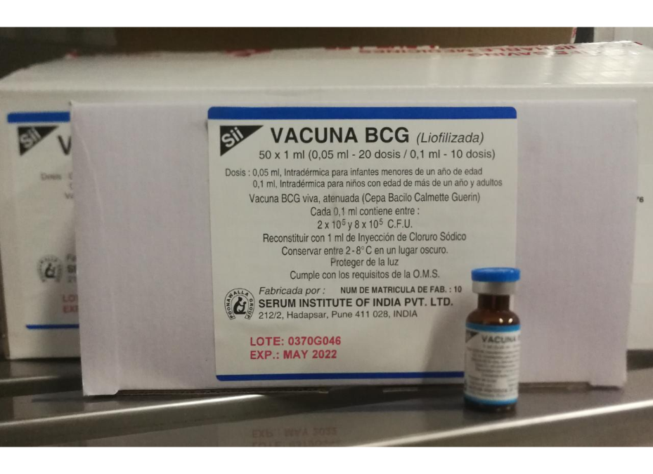 Llegaron al país 100 mil dosis de vacunas BCG para recién nacidos