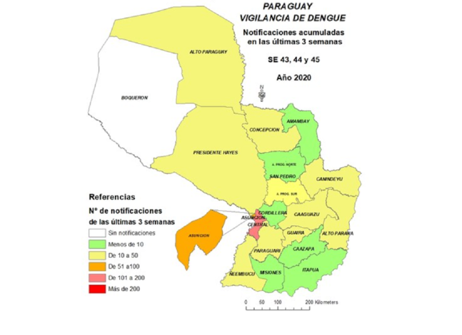 Dengue: notificaciones de casos sospechosos se mantienen en progresivo aumento