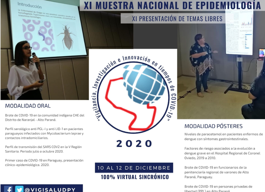 Ocho trabajos serán presentados en la Muestra Nacional de Epidemiología