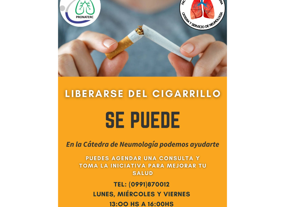 Si querés liberarte del cigarrillo, te ayudamos