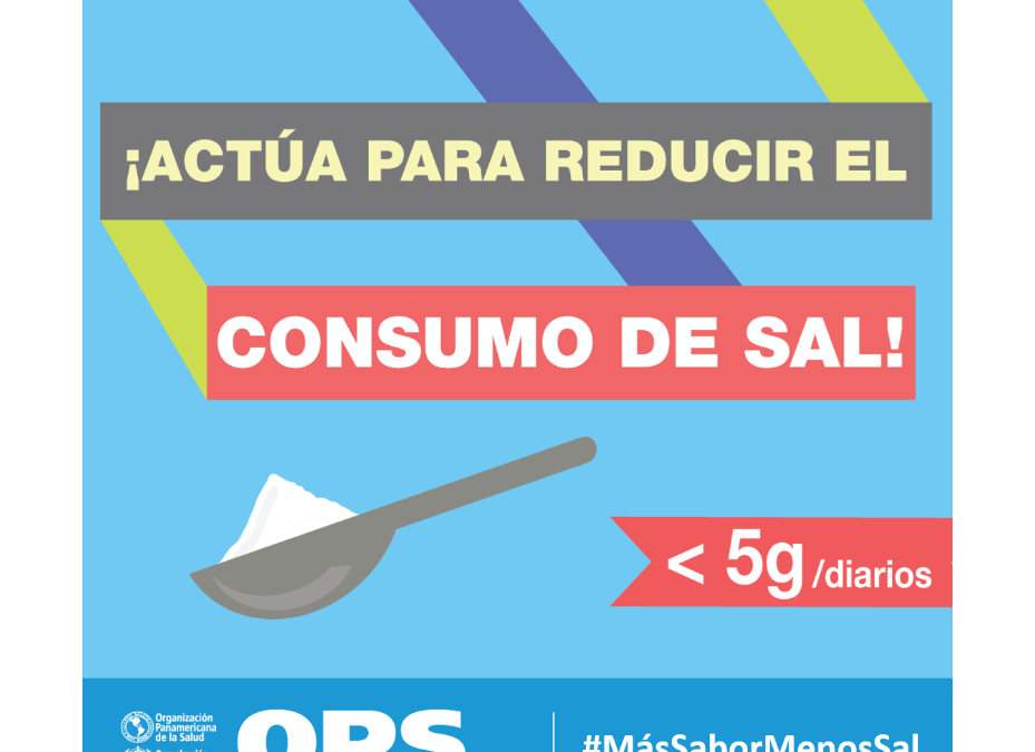 Advierten del peligro de consumir sal en exceso, principalmente para la población hipertensa