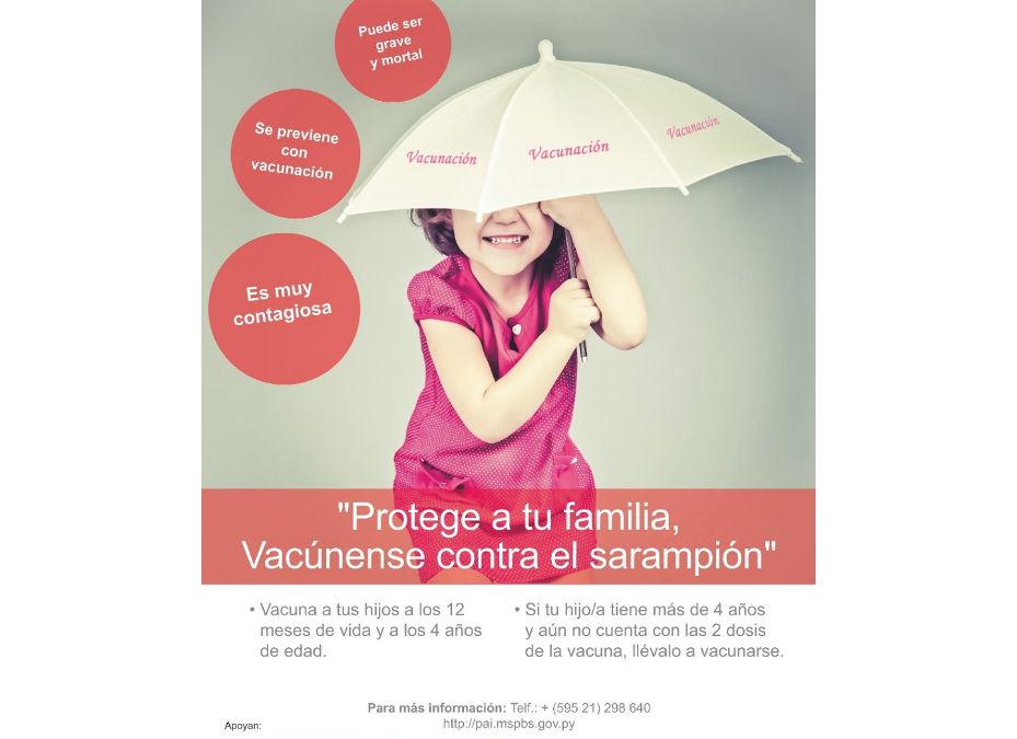 Brasil con brotes de sarampión: se exhorta a la vacunación