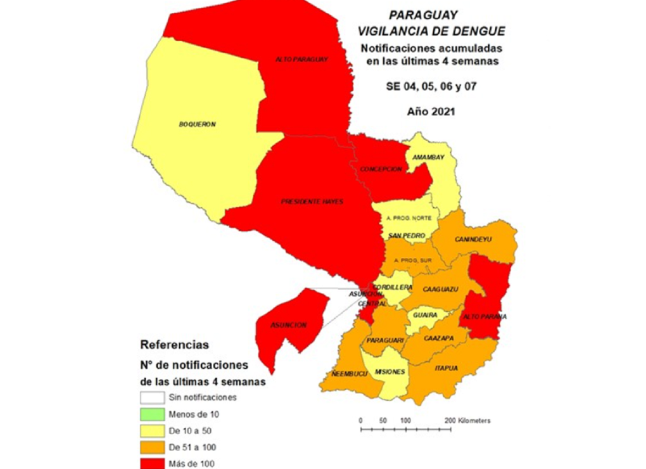 Dengue en aumento sostenido