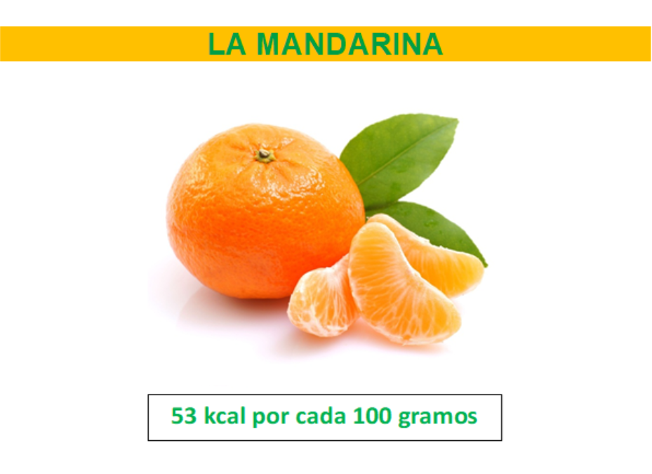 Mandarina, ideal para consumir en esta temporada