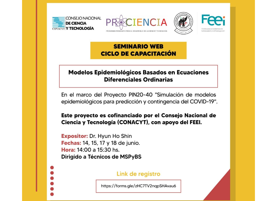 Modelos epidemiológicos basados en ecuaciones diferenciales, se expondrá en seminario web