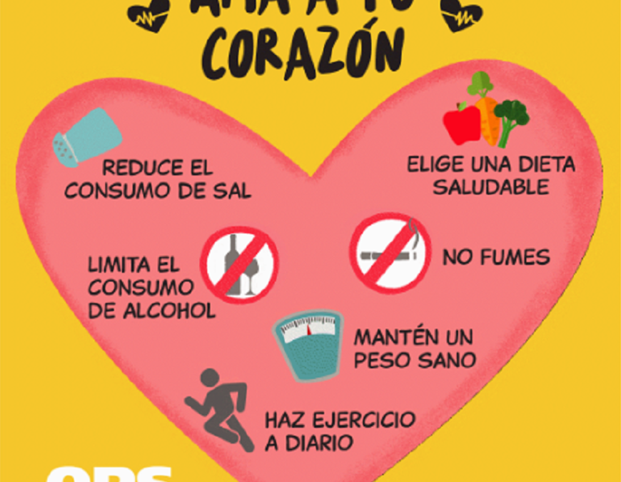 Conecta tu corazón a hábitos saludables para mejorar la expectativa y calidad de vida