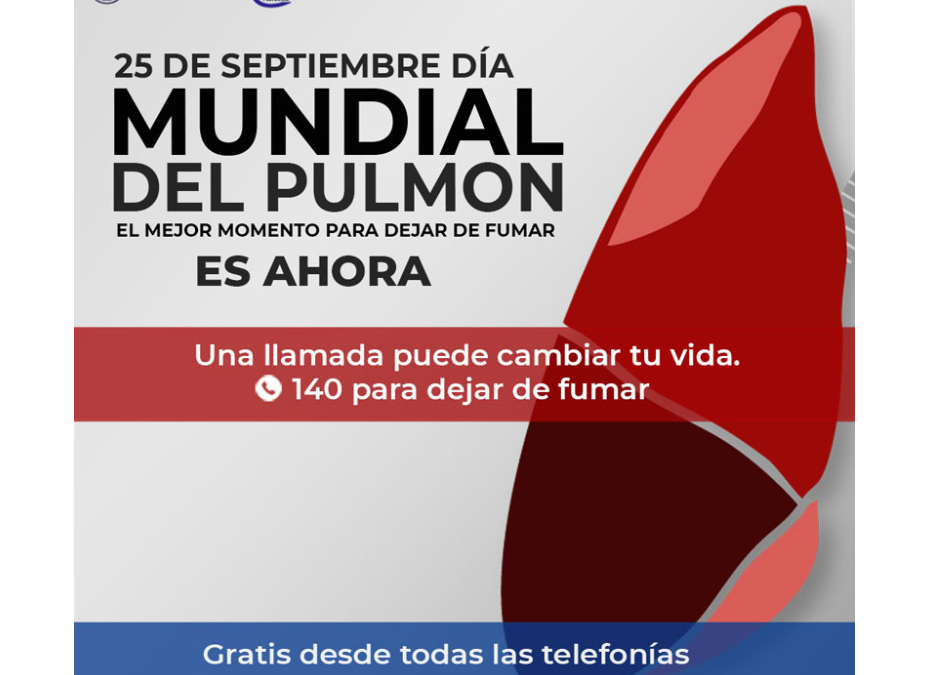 Día mundial del pulmón se conmemora este 25 de septiembre