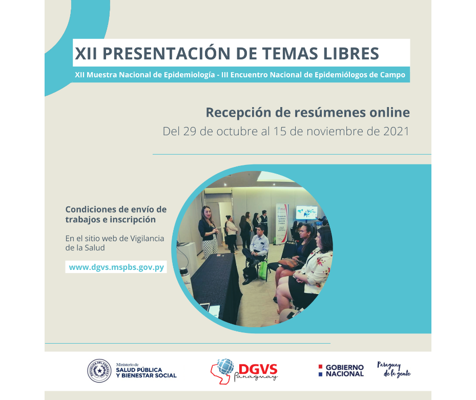 Inicia periodo de recepción de resúmenes para la XII Muestra Nacional de Epidemiología – 29-10-2021