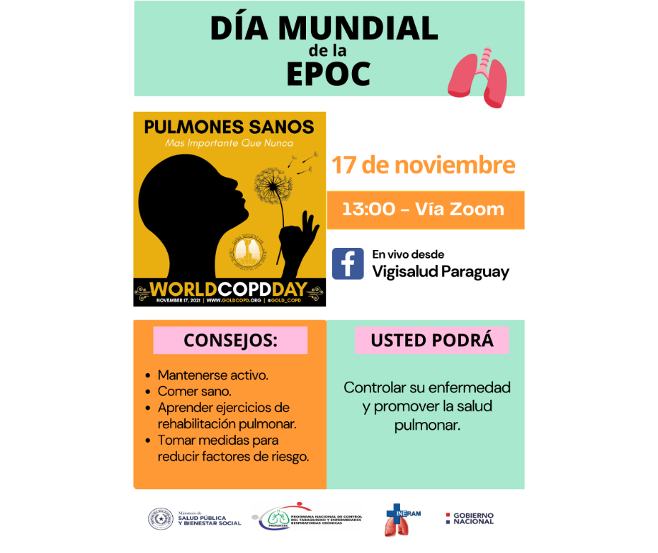Dictarán charla sobre cuidados para el paciente con EPOC – 16-11-2021
