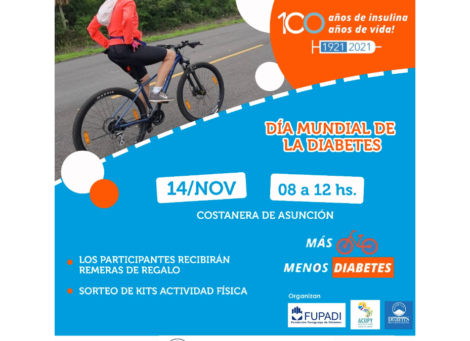 Este domingo, te esperamos en la Costanera de Asunción por el día mundial de la diabetes