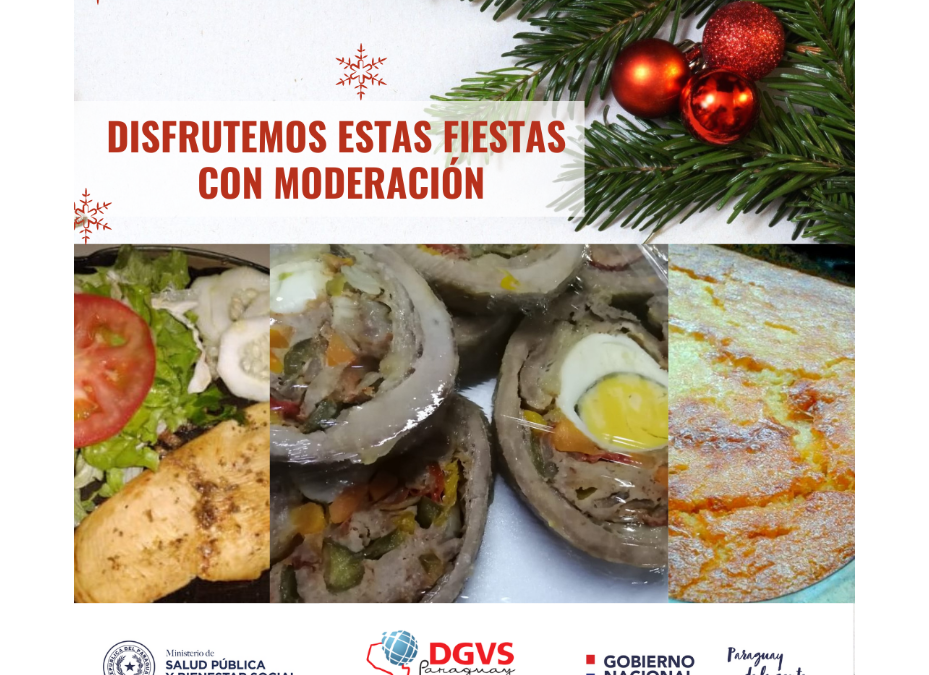 Disfrutemos de las comidas de fin de año con moderación