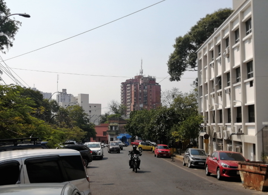 Asunción con calidad de aire insalubre
