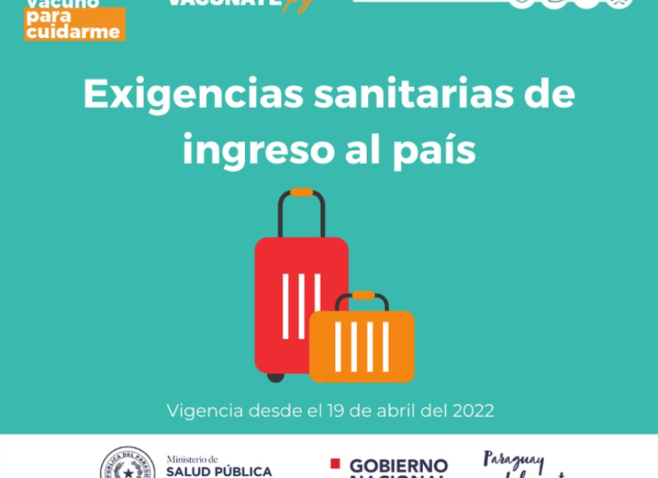 Rigen nuevas exigencias sanitarias de ingreso a Paraguay