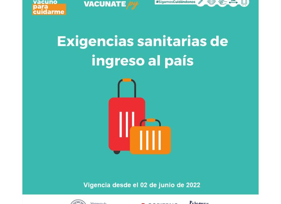 Requisitos vigentes de ingreso a Paraguay