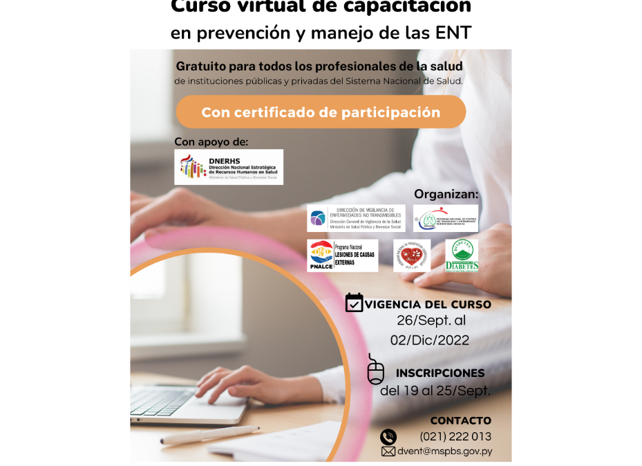 Preparan capacitación virtual en prevención y manejo de las enfermedades no transmisibles
