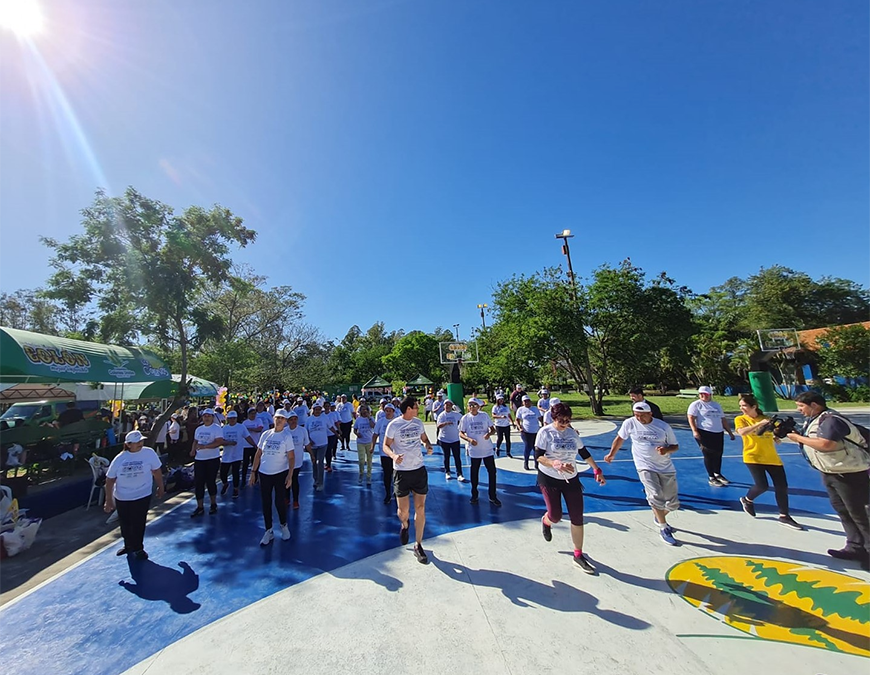 Con importante concurrencia se desarrolló la jornada saludable en Ñu Guazú