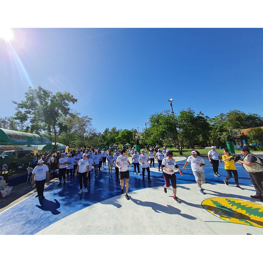 Con importante concurrencia se desarrolló la jornada saludable en Ñu Guazú – 24-10-2022