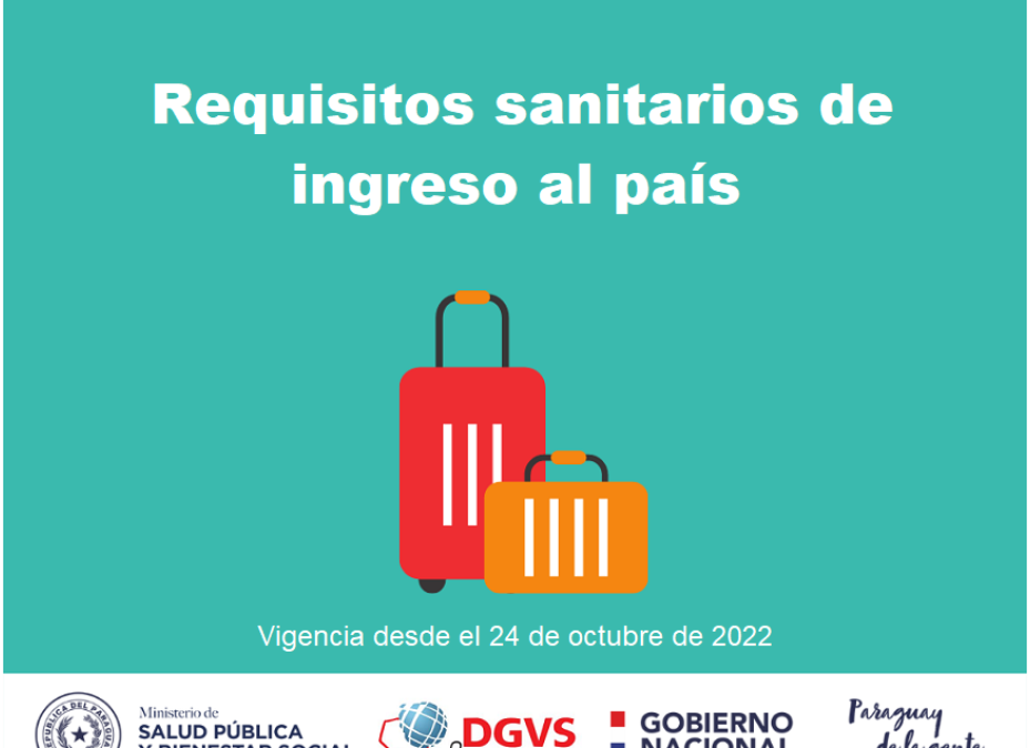 Nuevo protocolo de ingreso a Paraguay