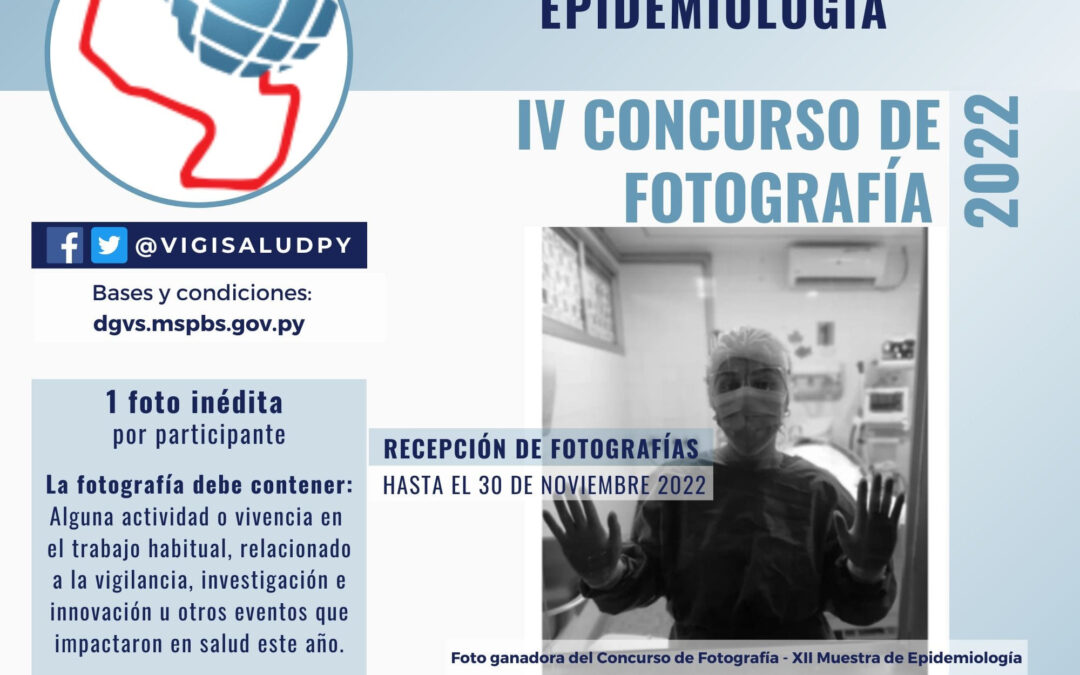 Se viene el IV Concurso de fotografía de la Muestra Nacional de Epidemiología