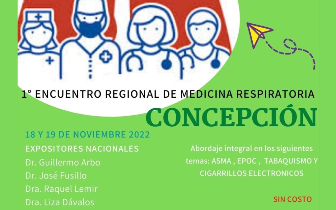 Por el día mundial de la EPOC realizarán encuentro de medicina respiratoria