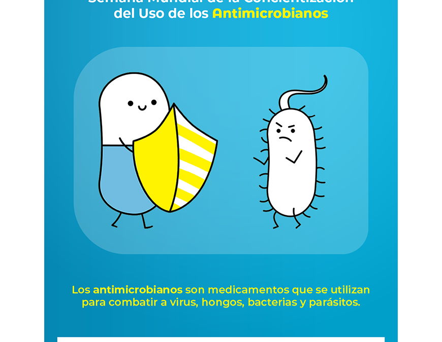 Inicia «Semana mundial de concientización sobre el uso de los antimicrobianos»