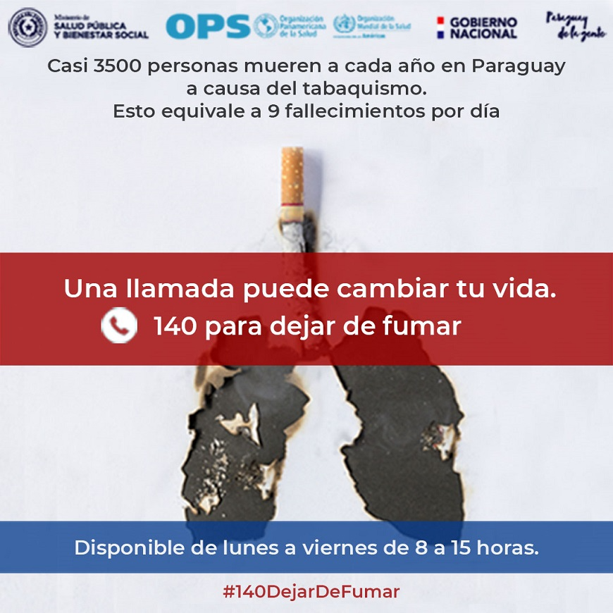 Se reactiva la línea 140, para dejar de fumar – 01-11-2022