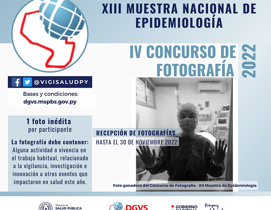 Se viene el IV Concurso de fotografía de la Muestra Nacional de Epidemiología