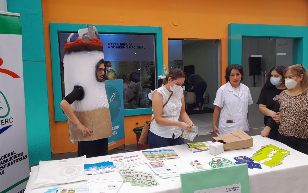 Salud presente en la Expo: Programa de Tabaquismo realiza jornada educativa y artística para los jóvenes