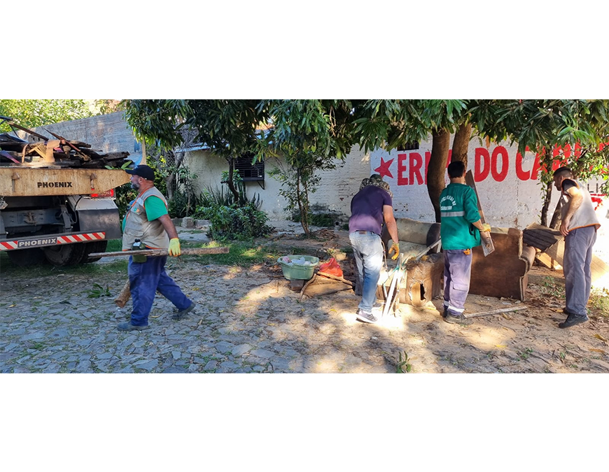 Con trabajos de limpieza, Asunción le hace frente a la epidemia de chikungunya