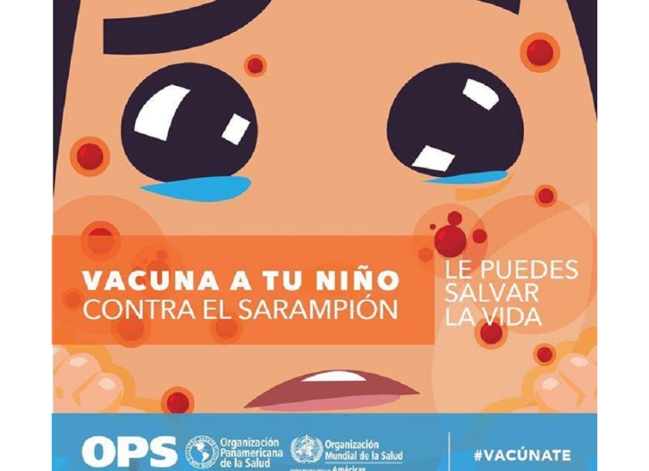 OPS/OMS lanza alerta epidemiológica por sarampión