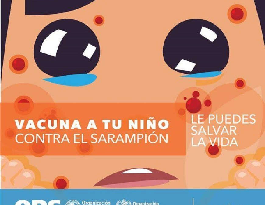 OPS/OMS lanza alerta epidemiológica por sarampión