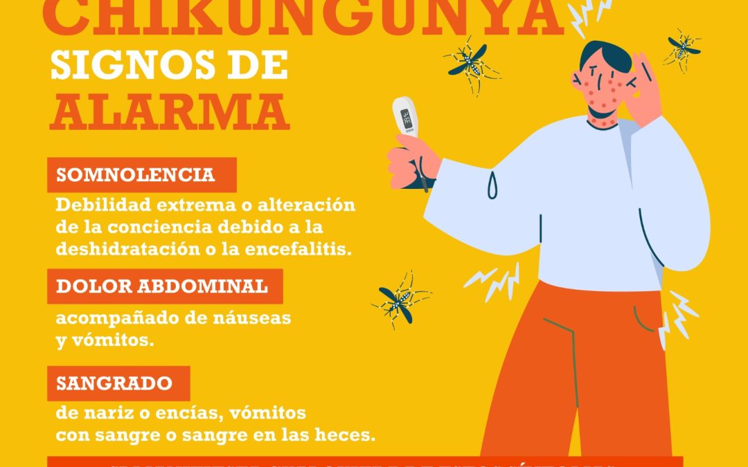 Chikungunya: si estás con síntomas buscá atención médica