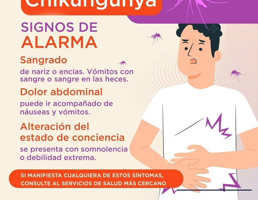 Signos de alarma de chikungunya que indican la necesidad de atención médica
