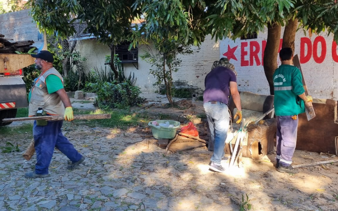 Con trabajos de limpieza, Asunción le hace frente a la epidemia de chikungunya