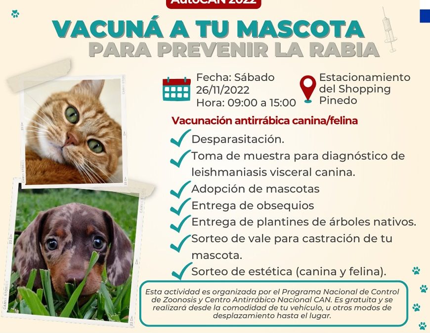 Este sábado, «AutoCan» en shopping Pinedo