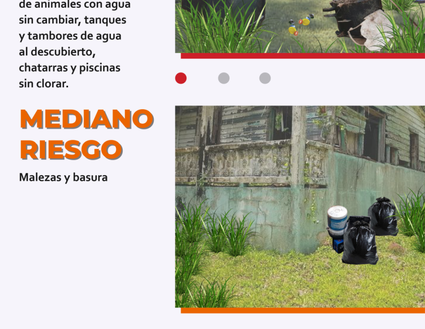 Factores que incrementan el riesgo de contar con criaderos de mosquitos