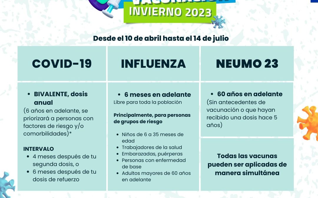 Vacunación no se interrumpirá este fin de semana