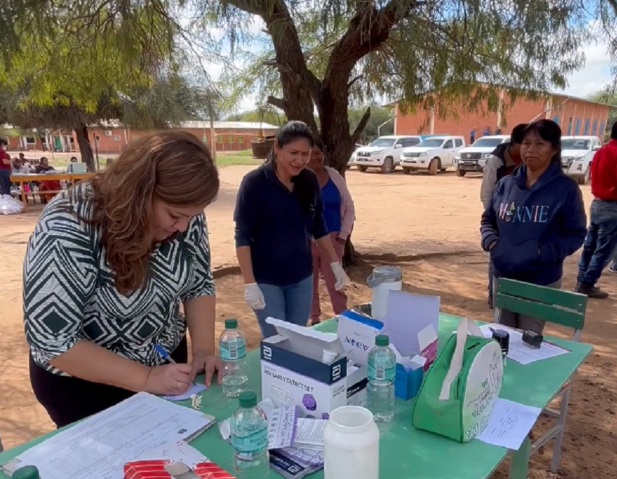 Acercan diagnóstico de enfermedades transmisibles a comunidades indígenas del Chaco