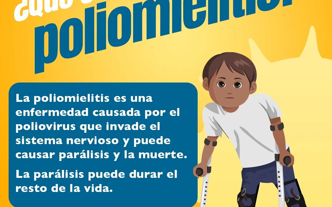 Vacuna contra la polio es clave para prevenir brotes