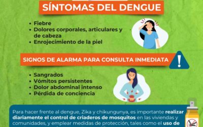 Se notifican nuevos casos de dengue y chikungunya